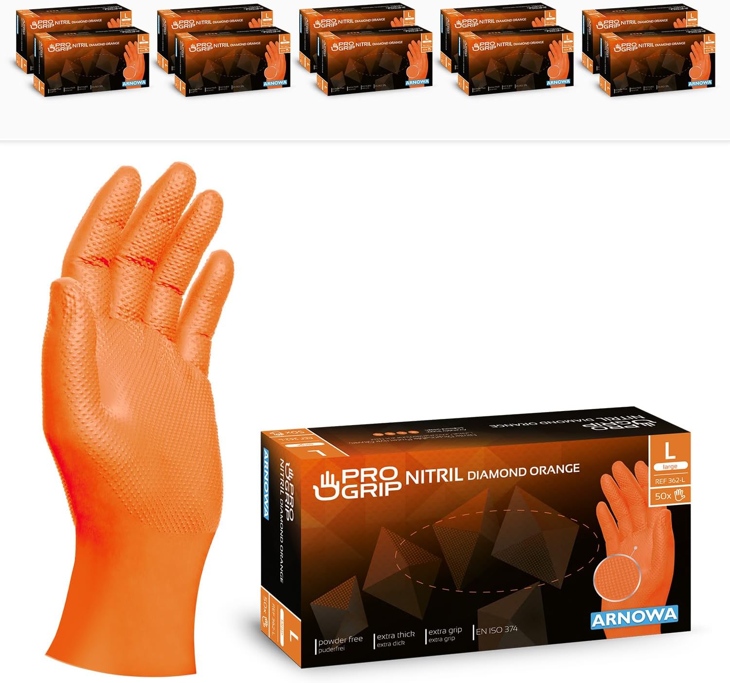 Nitrilové rukavice veľkosť 9,5-XL 25 párov